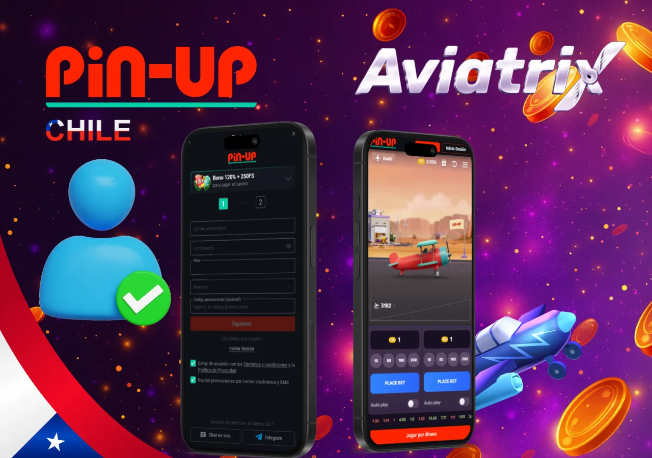 Registro en platform y acceso al juego desde móvil con bono de bienvenida activo